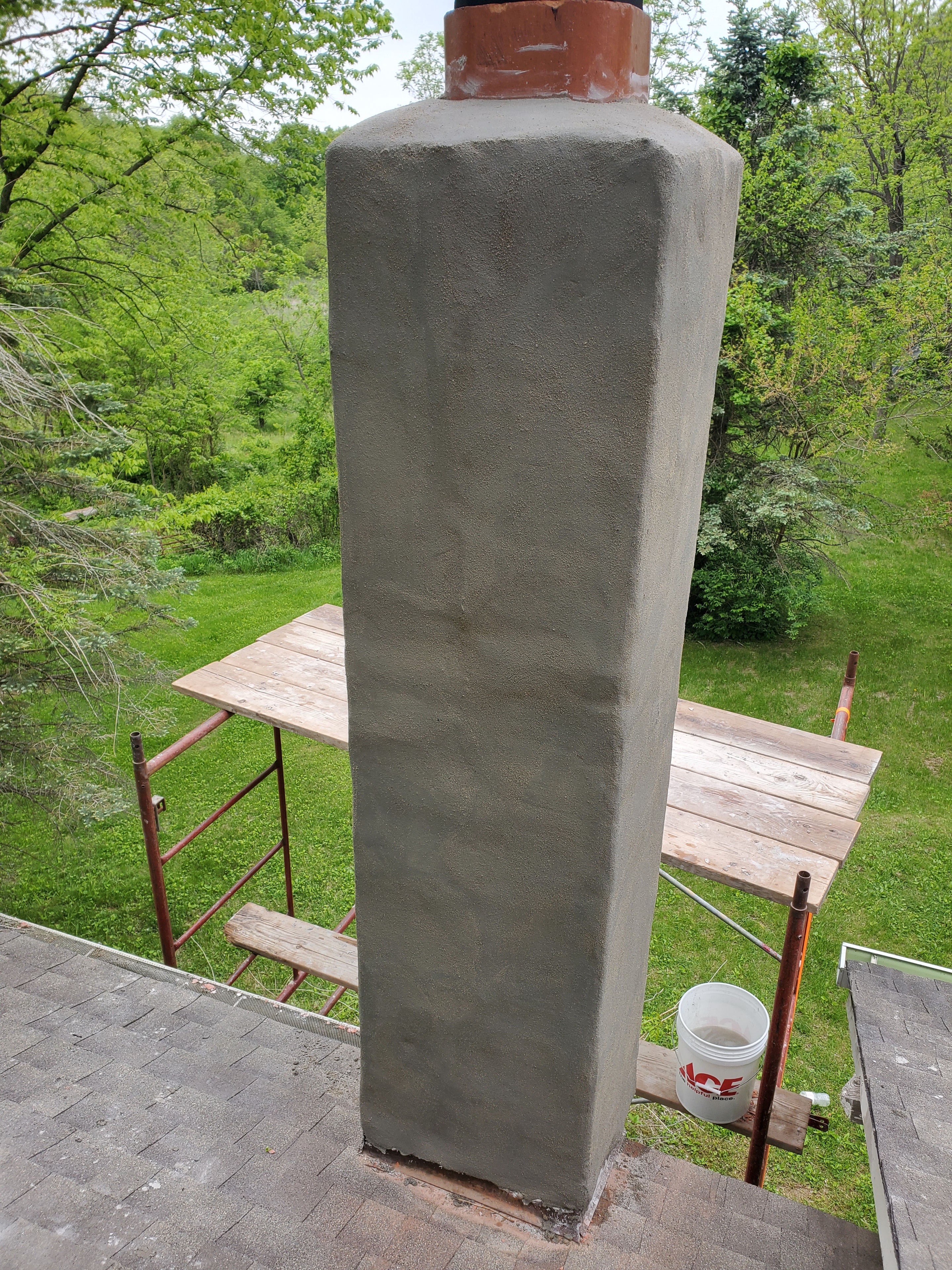 Scratch Coat Chimney