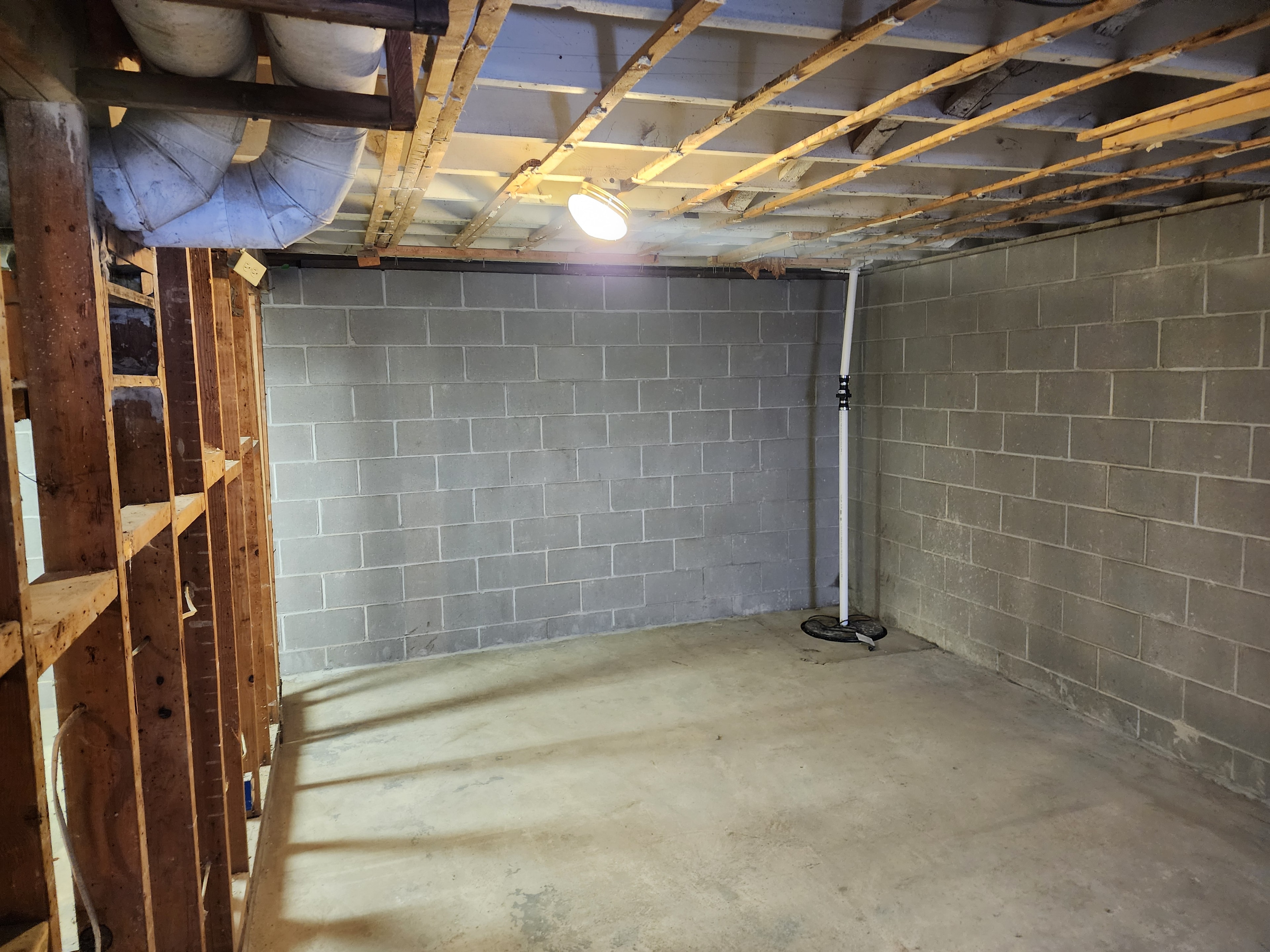 Collapsed Foundation Wall Replacement — after